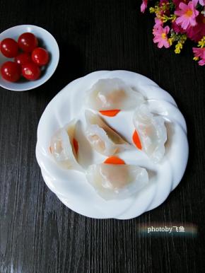 玲珑剔透虾饺，开吃喽。