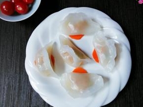 玲珑剔透虾饺，开吃喽。