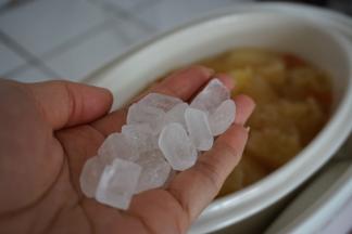 在结束前10分钟，加入冰糖