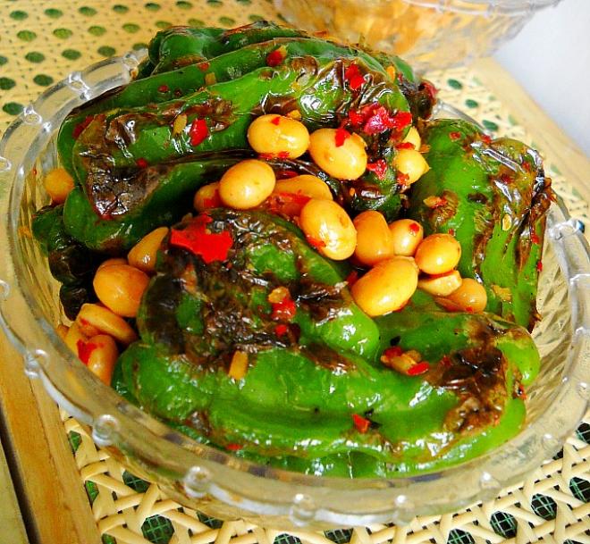 腊八豆虎皮青椒