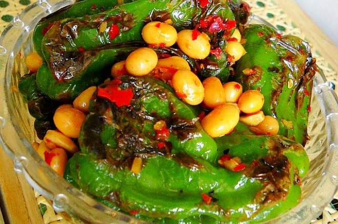 腊八豆虎皮青椒