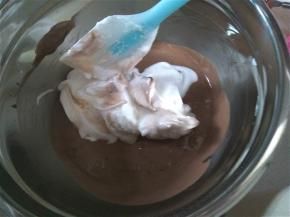 将剩下的蛋白霜全部加入