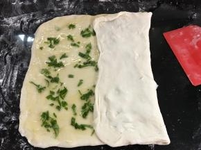 然后把面片3折。