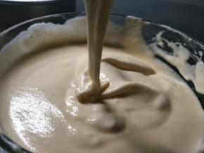 不可过度的搅拌。