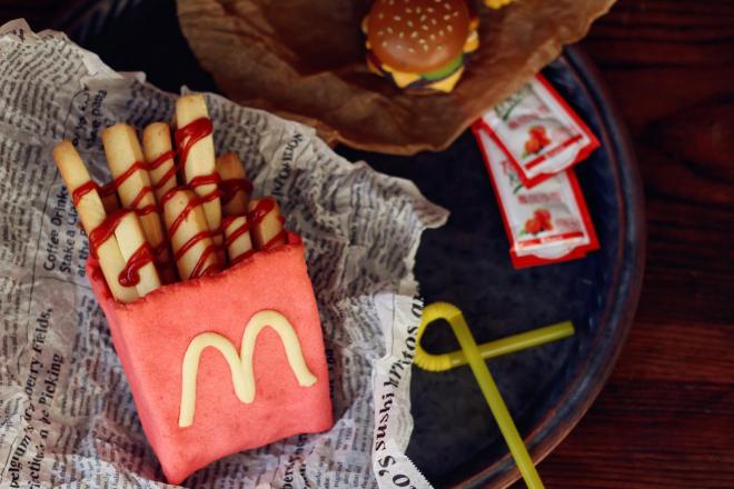 金拱门薯条仿真饼干