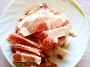 猪肉切薄片