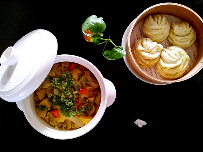 美味一锅出（三）东北大乱炖+家常大花卷