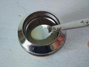 12小时后的成果，酸奶香味十足