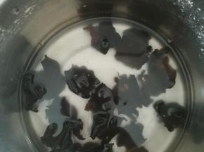 准备木耳泡发。