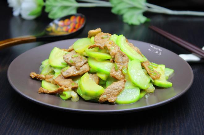 瘦肉炒云南小瓜