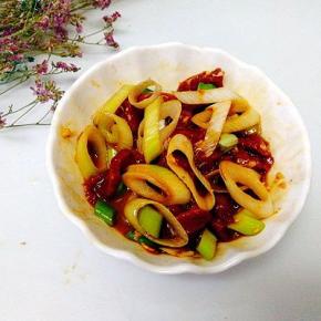 大葱，姜末拌均匀腌制