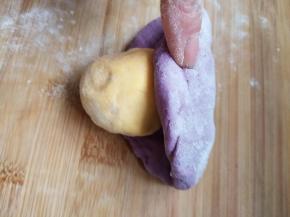 包折成刺猬的样子