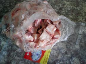 打开袋子很新鲜取出一部分