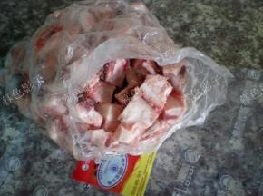 打开袋子很新鲜取出一部分