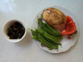 备料。