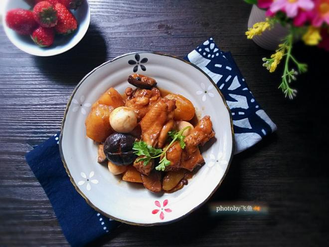 香菇土豆烧鸡翅