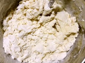 4.搅拌成絮状