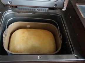 发酵完后，选择面包机的烘烤程序34分钟左右