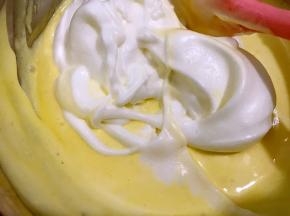 第二次加入蛋白翻拌混合
