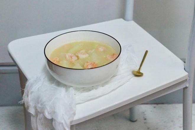 冬瓜虾仁汤—鲜的美味