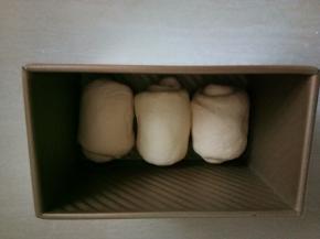 依次做好排放入模具中。