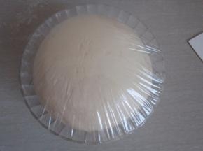 发酵好的面团。