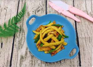 香脆的玉米笋，吃起来非常有口感