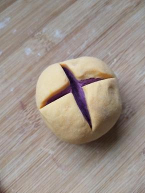 上面切开十字花