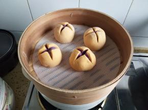 全部办好放好在蒸笼里