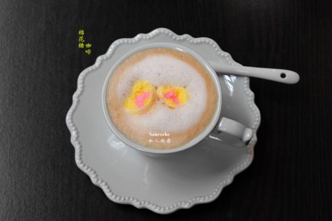 冬天热饮，棉花糖咖啡