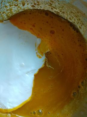 一次性加入fluff棉花糖；