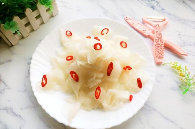 白玉萝卜片