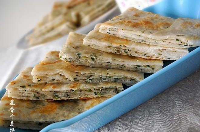 韭香千层饼