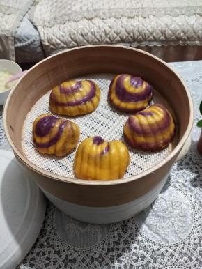 全部做好入蒸笼大火蒸二十分钟