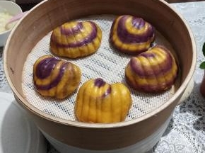全部做好入蒸笼大火蒸二十分钟