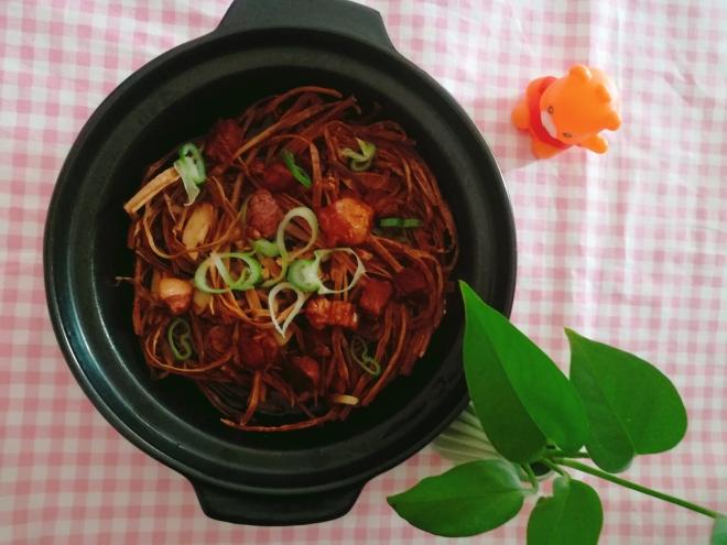 笋干烧肉—手指笋版