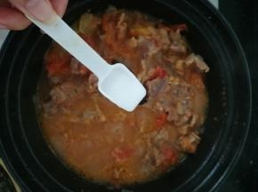 加入一点食盐。继续炖煮十来分钟。