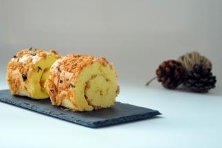 用刀切开即可食用，海苔配上肉松的咸香，特别好吃