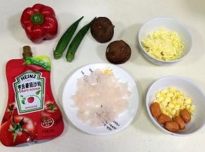 准备好需要的食材。