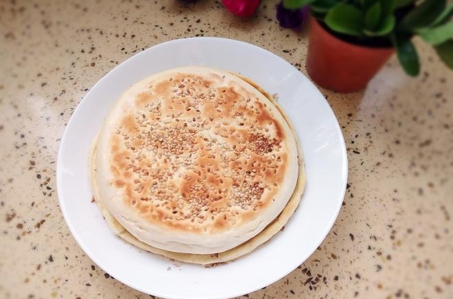 芝麻发面饼