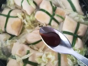 加入一点蚝油提味。好了，出锅。