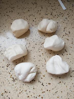 分成若干小面团