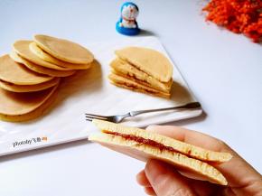 外皮松软，内馅香甜。