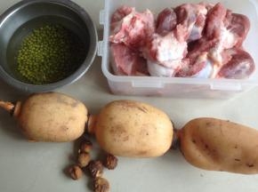 准备好主要食材
