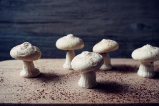 可以在表面撒点可可粉，不撒也是可以哒