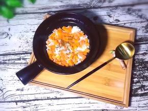 简单又美味的牛奶南瓜焖饭就好啦