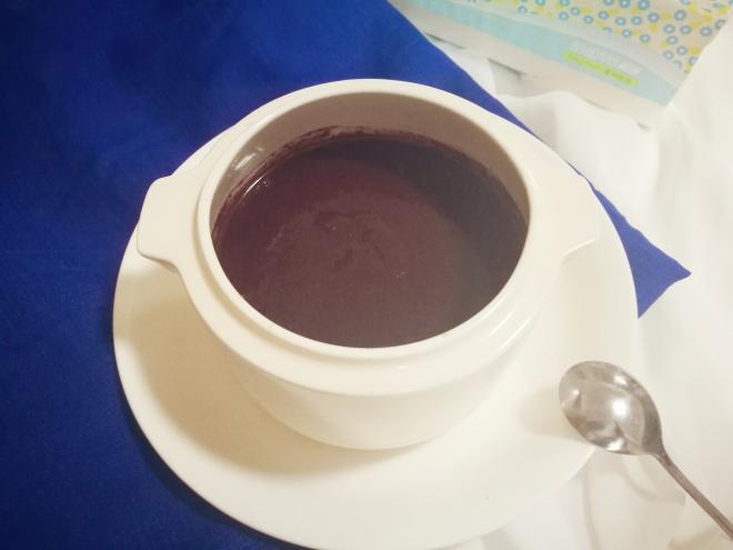 电炖盅版黑米红枣红糖糊