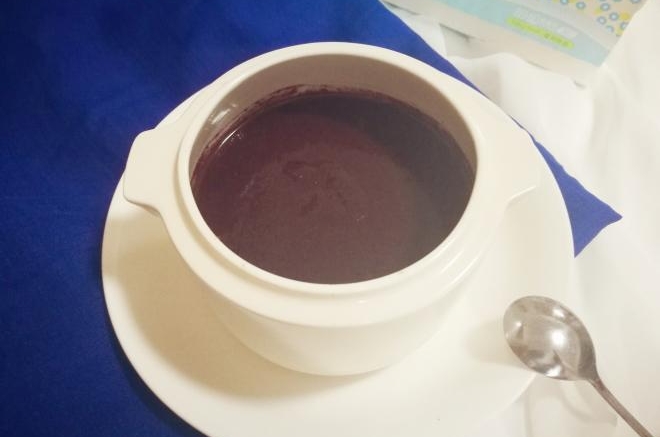 电炖盅版黑米红枣红糖糊