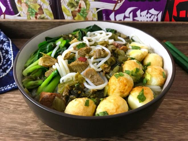 快手酸菜牛肉粉