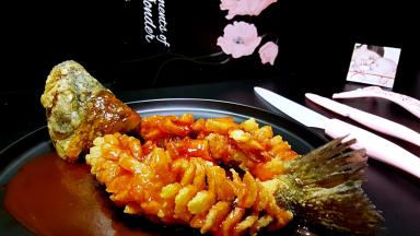 20.鲜嫩酥香，酸甜适口松鼠鲈鱼就做好了。